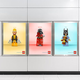 Illustration for article titled Bizarre Lego mash-up would make awesome posters